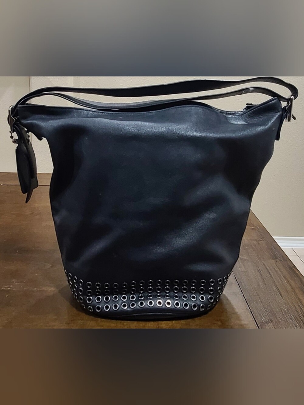 Coach (Authentic) Bleecker Leather Grommets Duffle